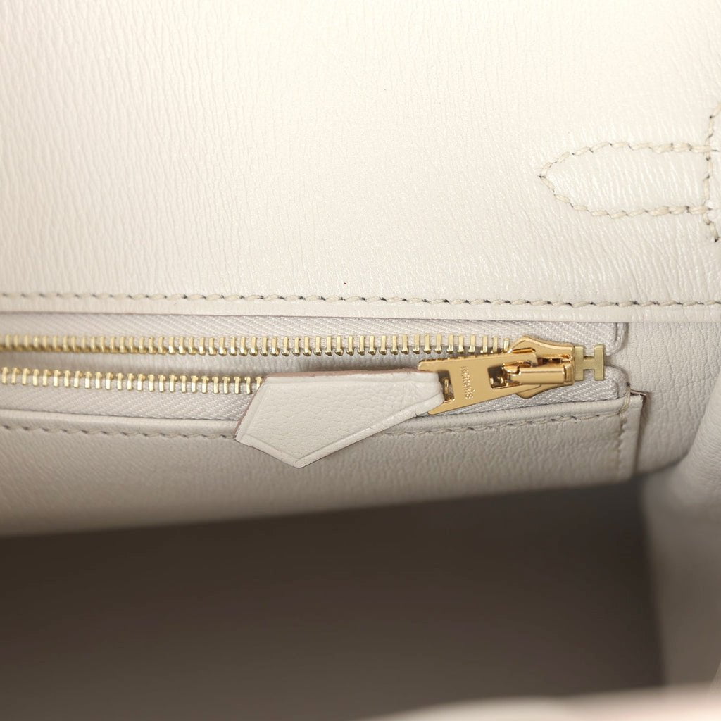 Hermes Birkin 25 Beton Matte Alligator Gold Hardware
