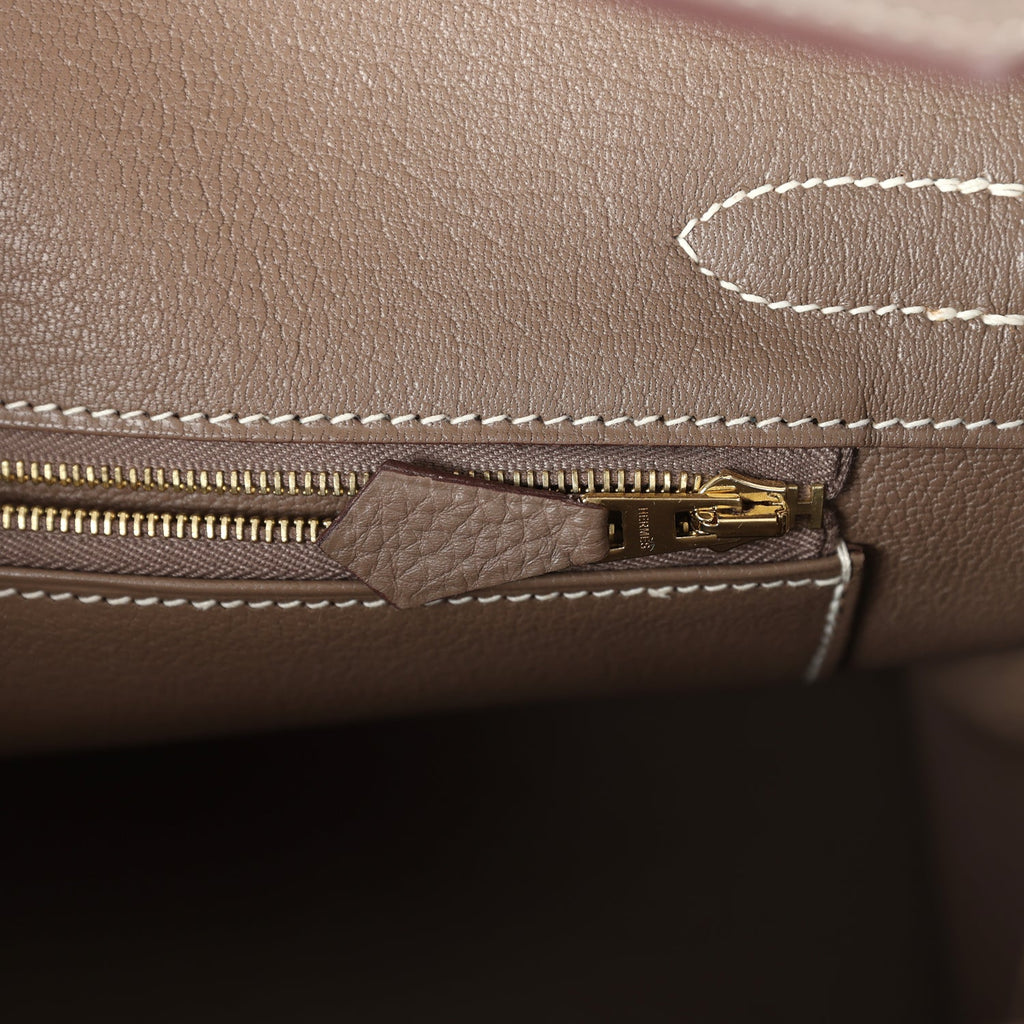 Hermes Birkin 30 Etoupe Togo Gold Hardware