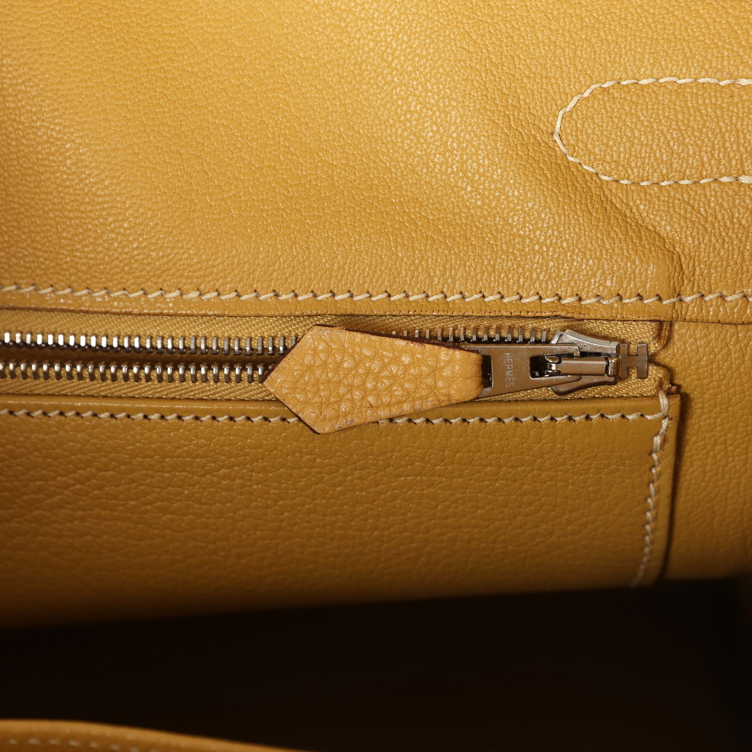 New Hermes Birkin 30 Curry Togo Palladium Hardware