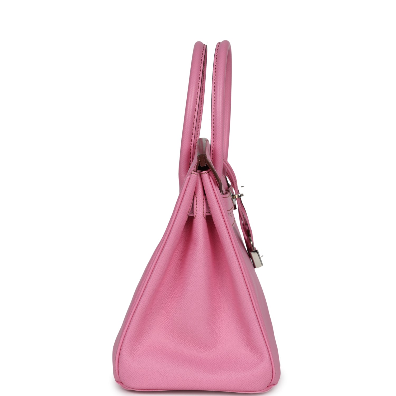 New Hermes Birkin 30 Bubblegum Epsom Palladium Hardware