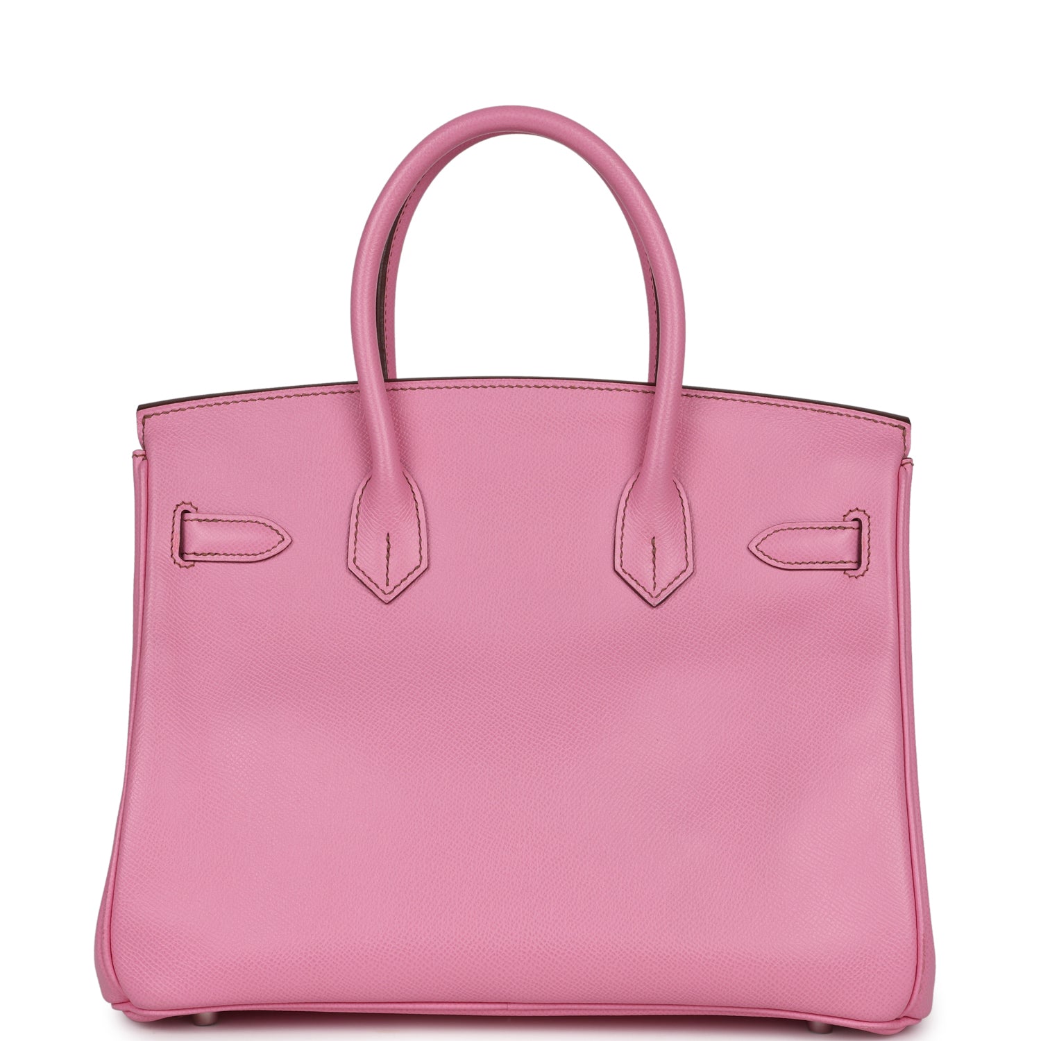 New Hermes Birkin 30 Bubblegum Epsom Palladium Hardware