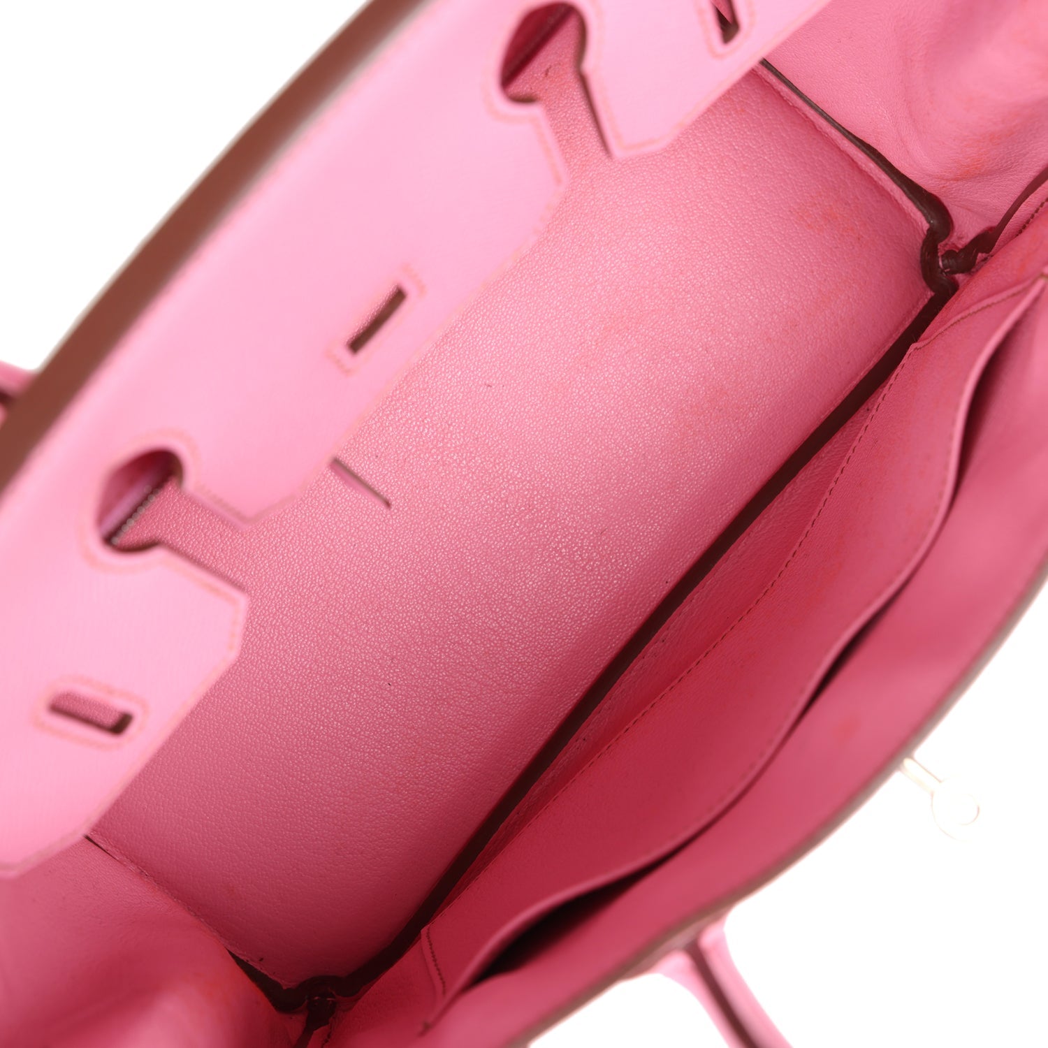 New Hermes Birkin 30 Bubblegum Epsom Palladium Hardware