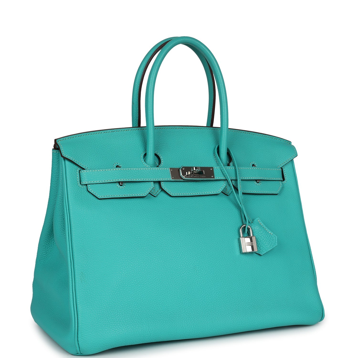 New Hermes Birkin 35 Lagon Togo Palladium Hardware