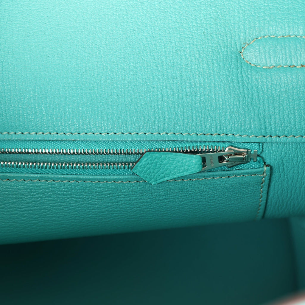 New Hermes Birkin 35 Lagon Togo Palladium Hardware