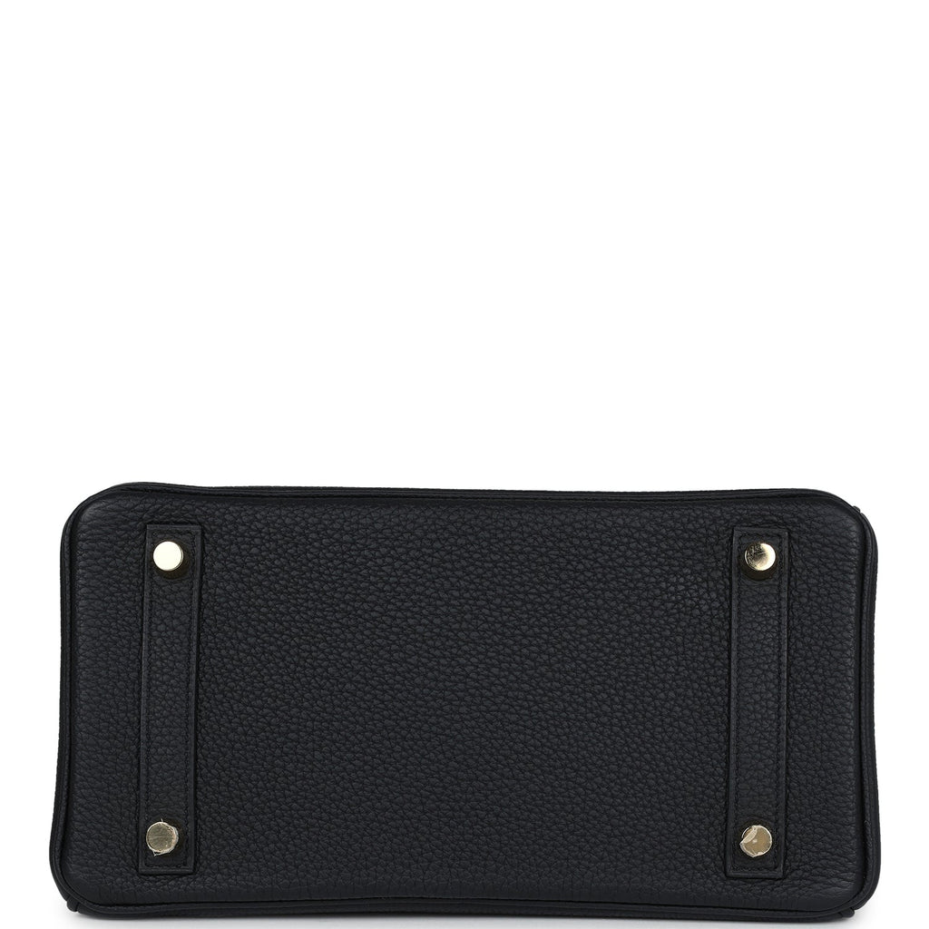 Hermes Birkin 25 Black Togo Gold Hardware