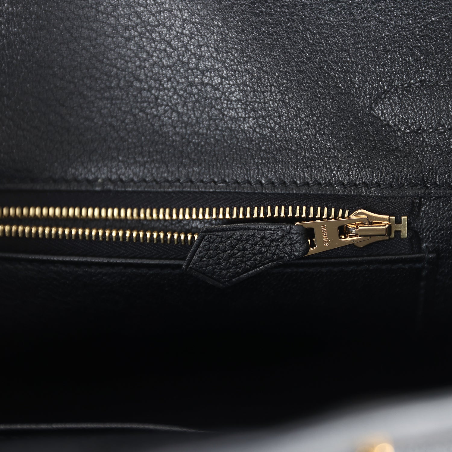 Hermes Birkin 25 Black Togo Gold Hardware