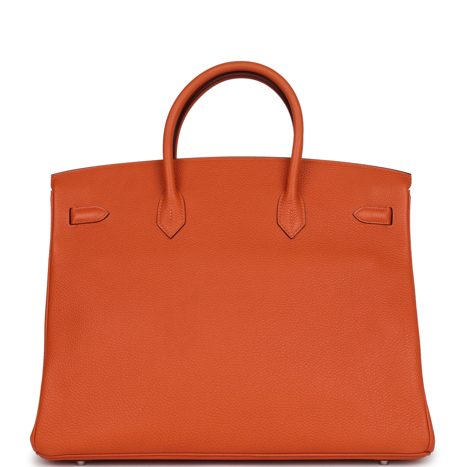 New Hermes Birkin 40 Orange Togo Palladium Hardware