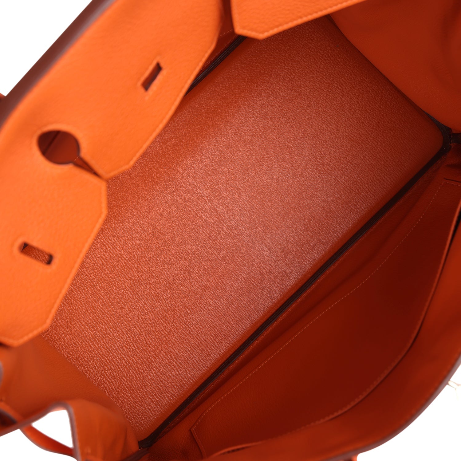 New Hermes Birkin 40 Orange Togo Palladium Hardware