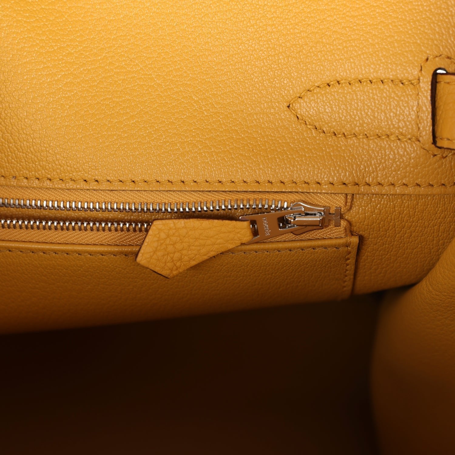 Hermes Birkin 30 Jaune Ambre Togo Palladium Hardware