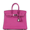New Hermes Birkin 25 Magnolia Togo Palladium Hardware