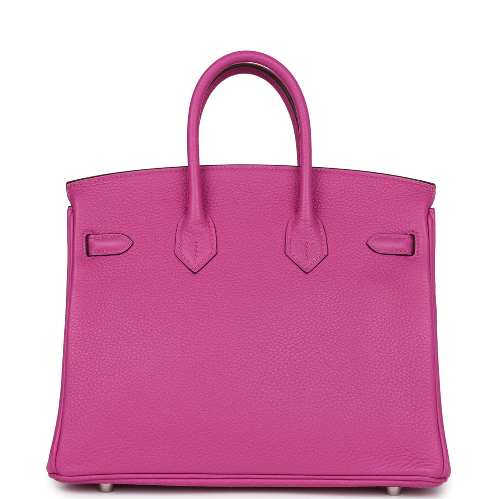 New Hermes Birkin 25 Magnolia Togo Palladium Hardware