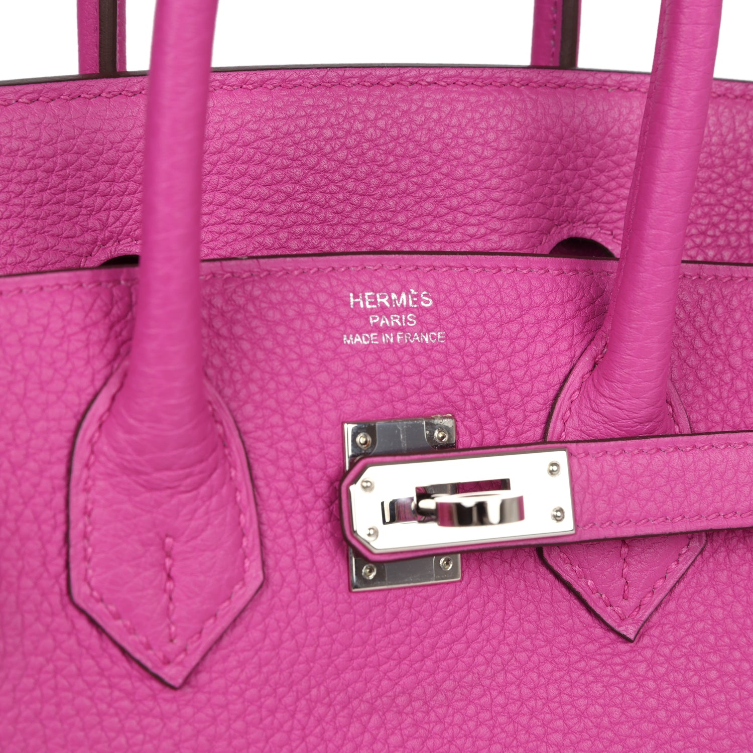 New Hermes Birkin 25 Magnolia Togo Palladium Hardware