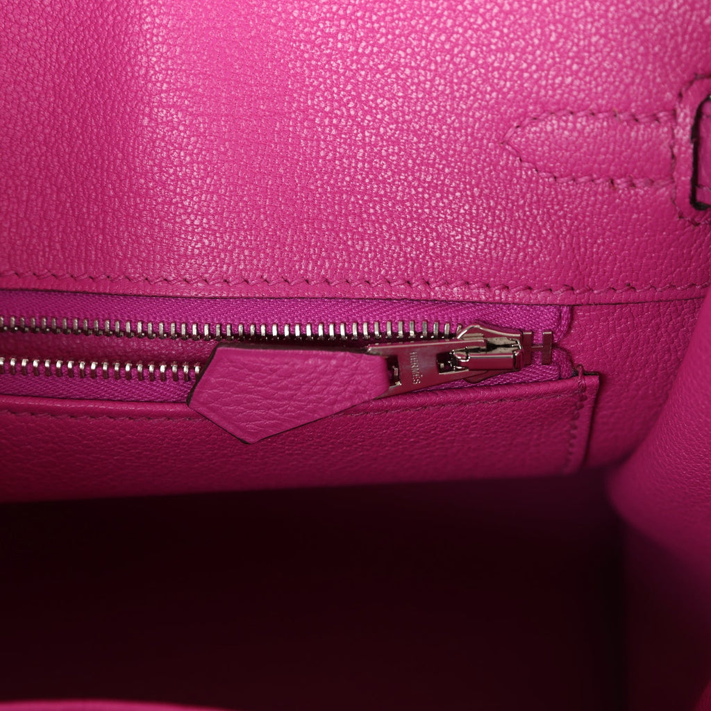 New Hermes Birkin 25 Magnolia Togo Palladium Hardware