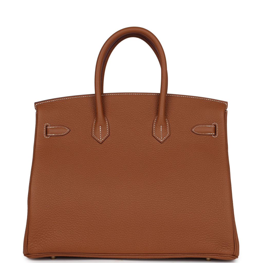 Hermes Birkin 35 Gold Togo Gold Hardware