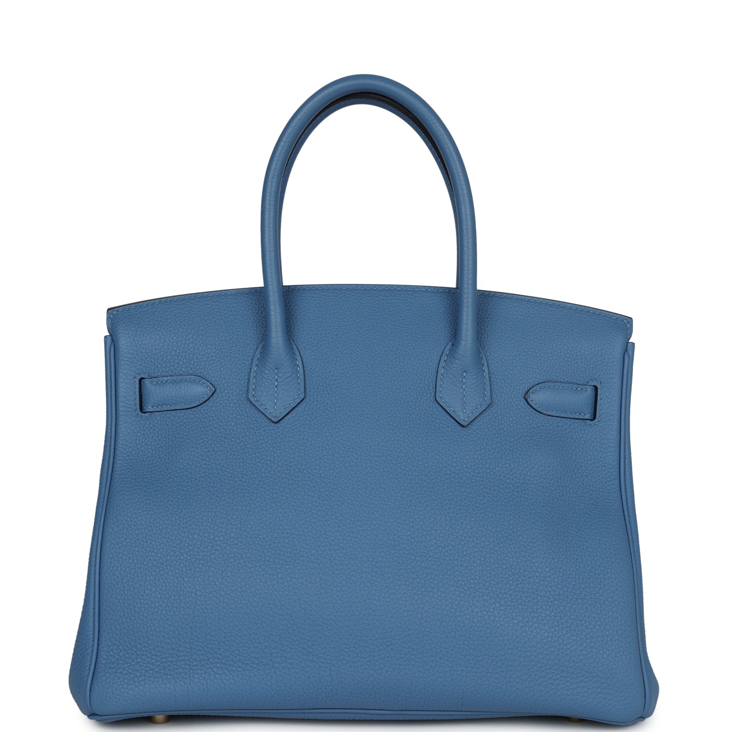 Hermes Birkin 30 Bleu Azur Togo Gold Hardware