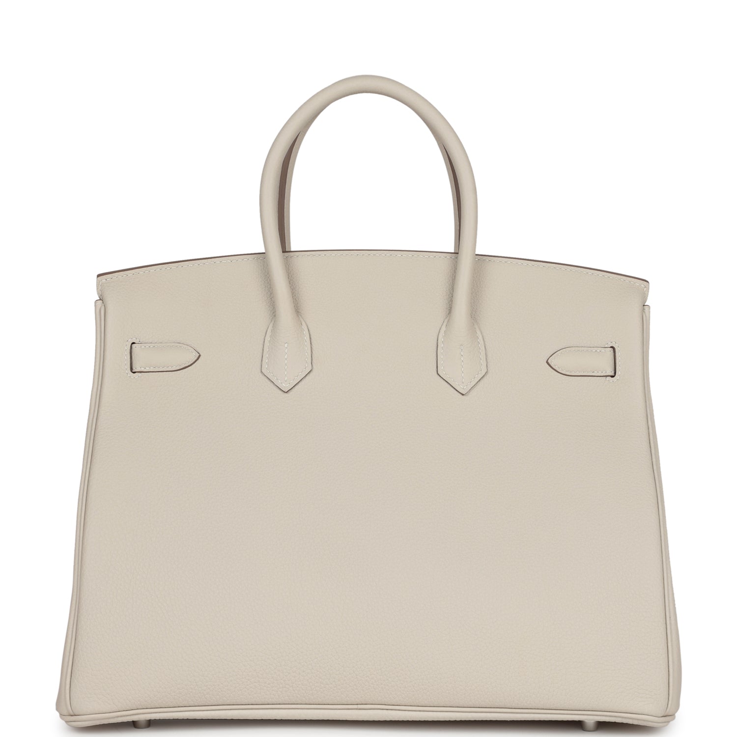 Hermes Birkin 35 Craie Togo Palladium Hardware
