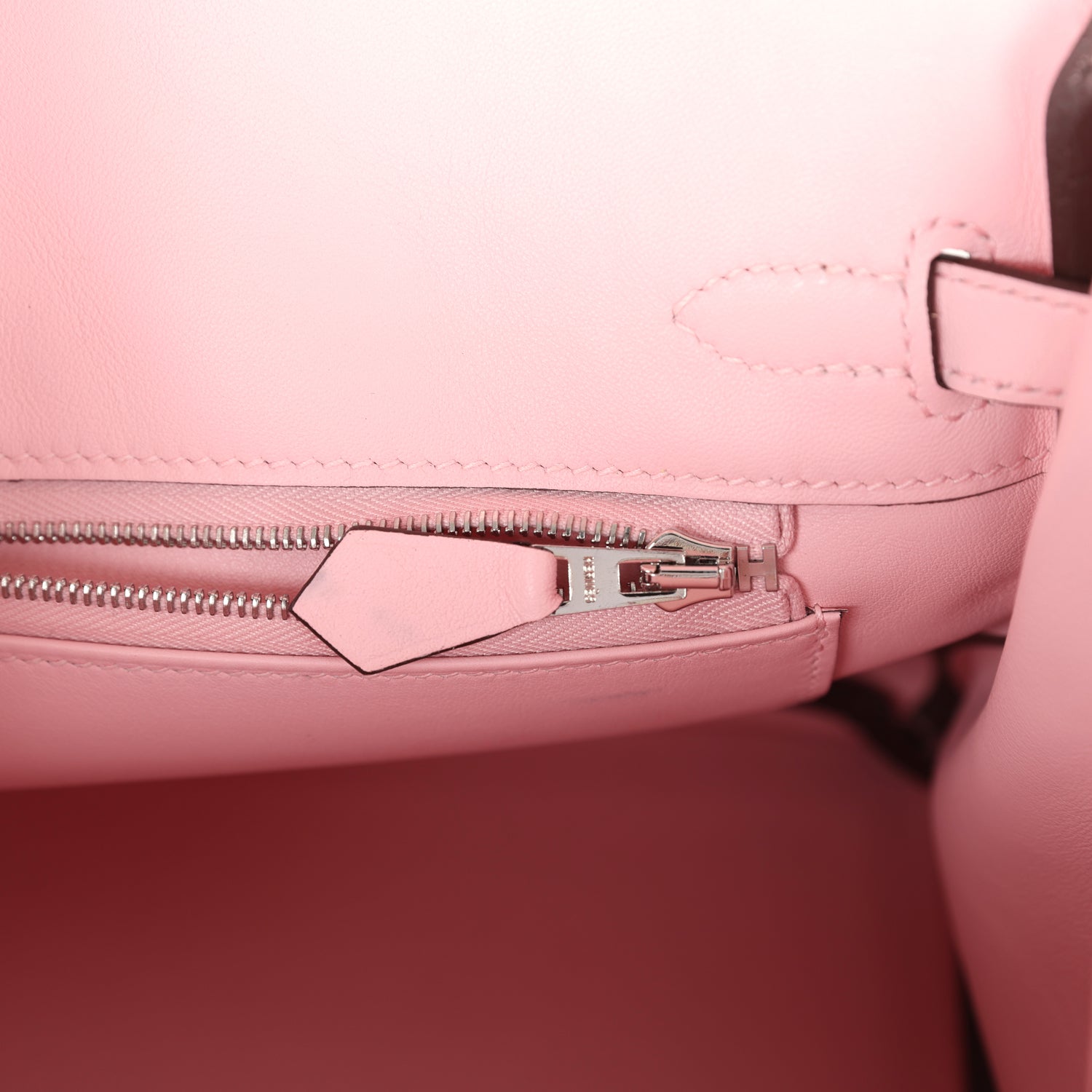 New Hermes Birkin 25 Rose Sakura Swift Palladium Hardware