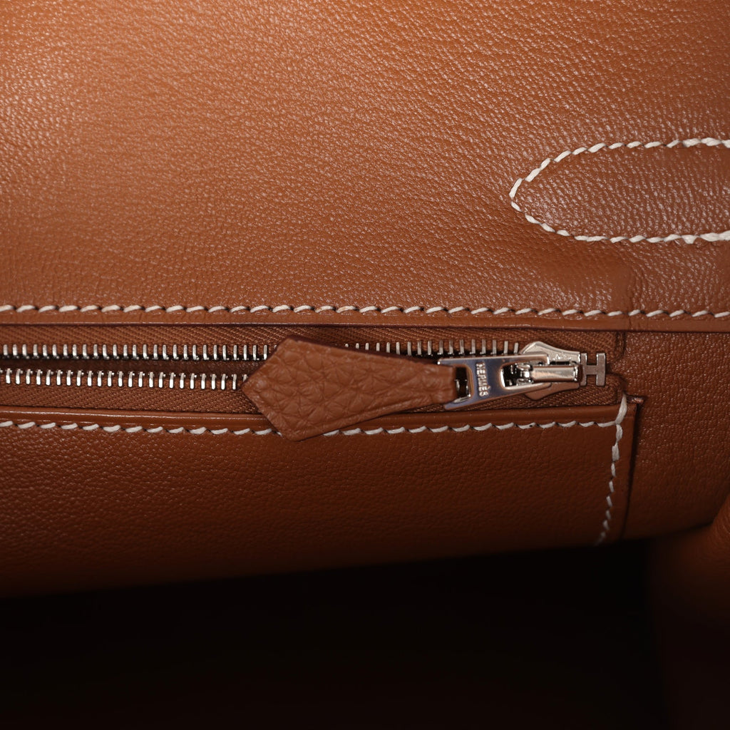 Hermes Birkin 30 Gold Togo Palladium Hardware