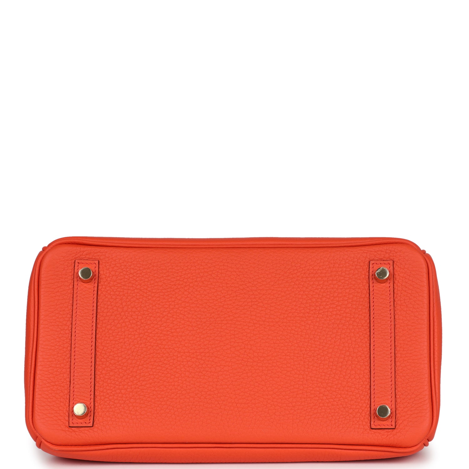 Hermes Birkin 30 Orange Poppy Clemence Gold Hardware