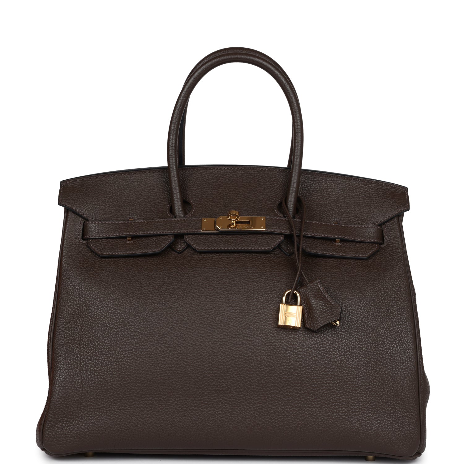Hermes Birkin 35 Chocolate Togo Gold Hardware