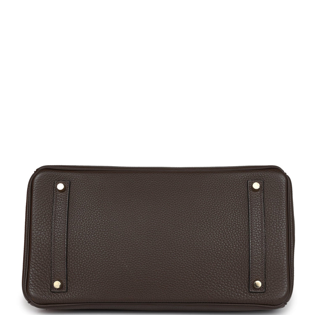 Hermes Birkin 35 Chocolate Togo Gold Hardware