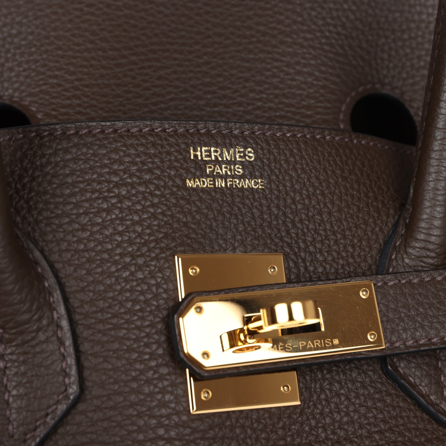 Hermes Birkin 35 Chocolate Togo Gold Hardware