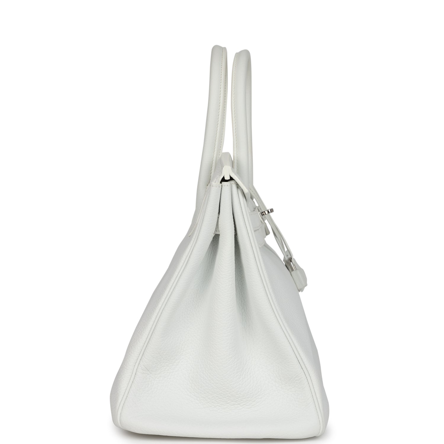 Hermes Birkin 35 White Clemence Palladium Hardware