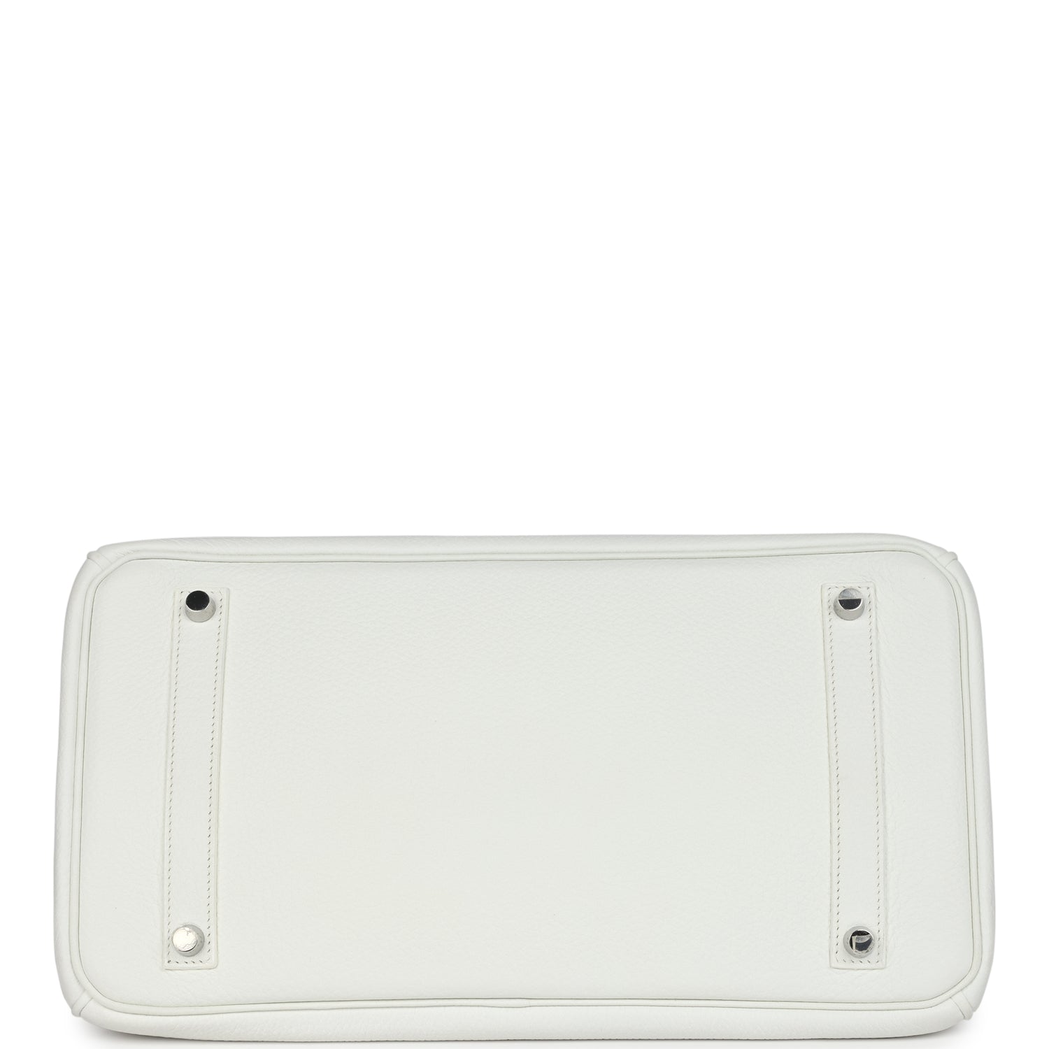 Hermes Birkin 35 White Clemence Palladium Hardware