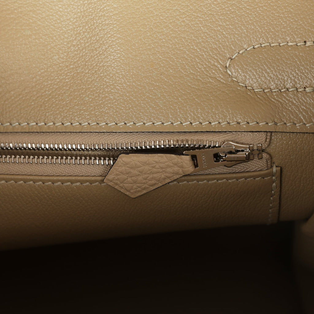 New Hermes Birkin 30 Trench Togo Palladium Hardware