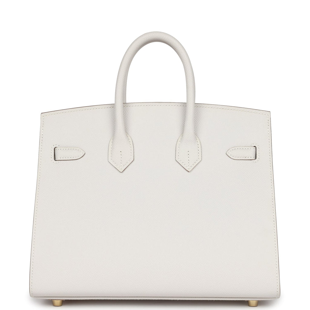 Hermes Birkin Sellier 25 Gris Pale Epsom Gold Hardware