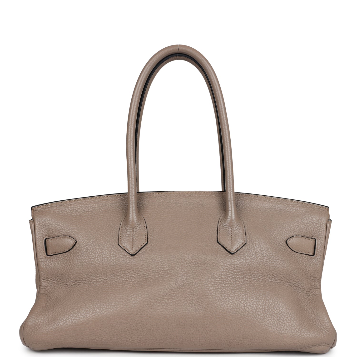 Hermes Shoulder Birkin 42 JPG Gris Tourterelle Clemence Palladium Hardware