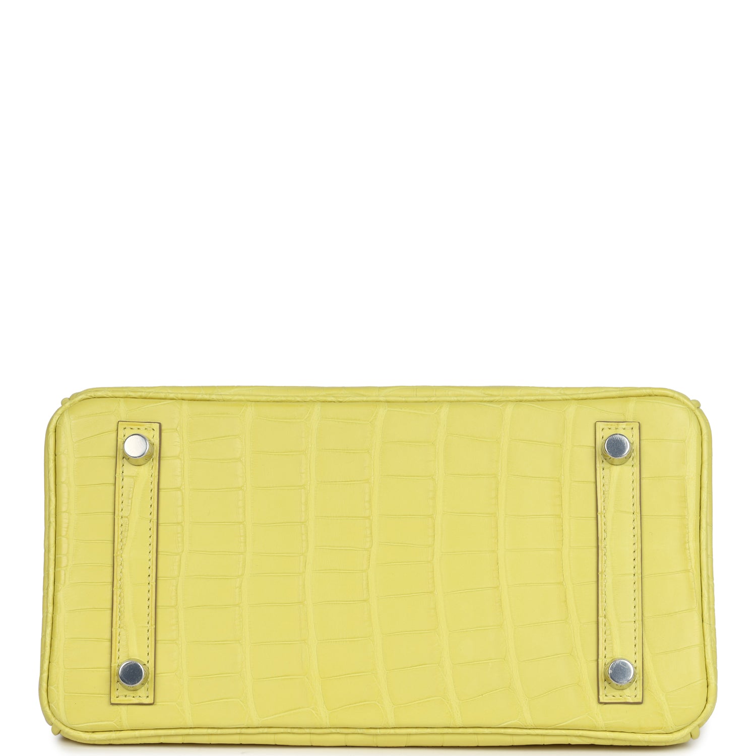 Hermes Birkin 25 Lime Matte Alligator Palladium Hardware