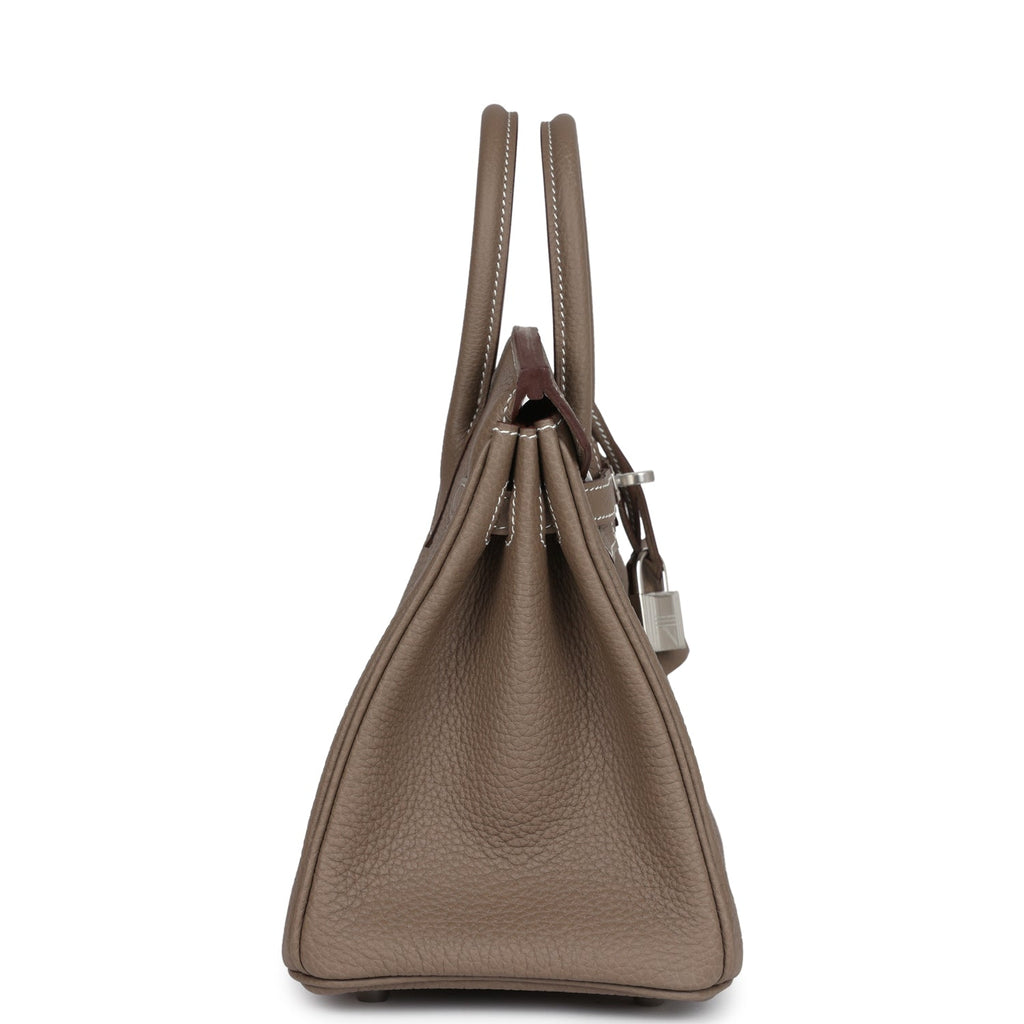 Hermes Birkin 25 Etoupe Togo Palladium Hardware