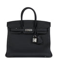 Hermes Birkin 25 Black Togo Palladium Hardware