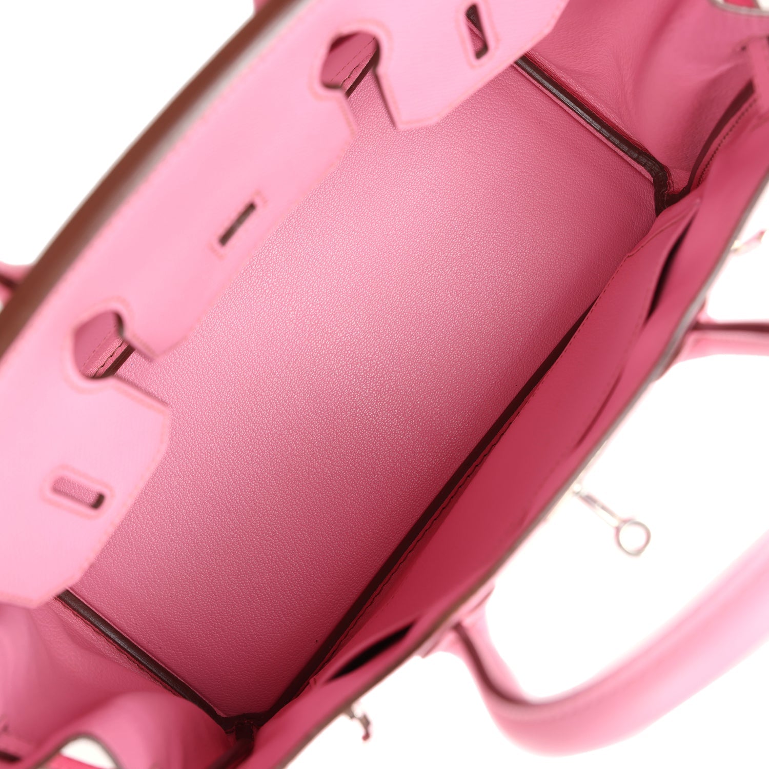 New Hermes Birkin 30 Bubblegum Epsom Palladium Hardware
