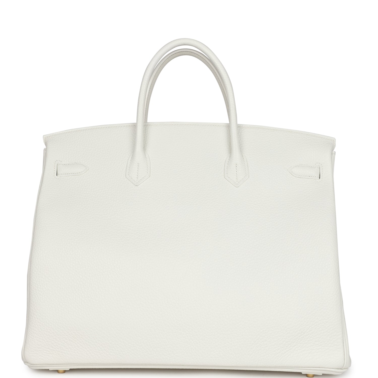 Hermes Special Order (HSS) Birkin 40 White Verso Clemence Gold Hardware