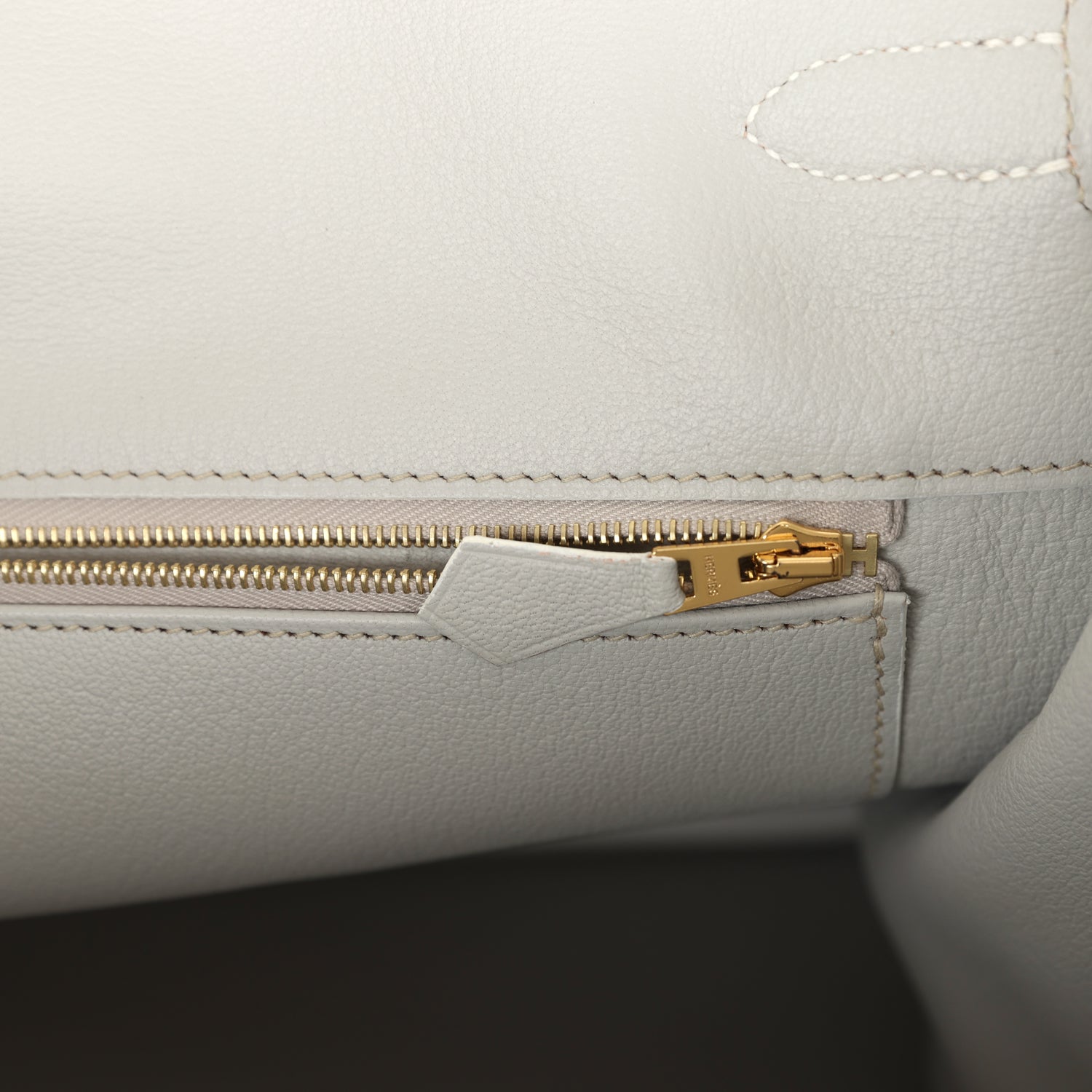 Hermes Special Order (HSS) Birkin 40 White Verso Clemence Gold Hardware