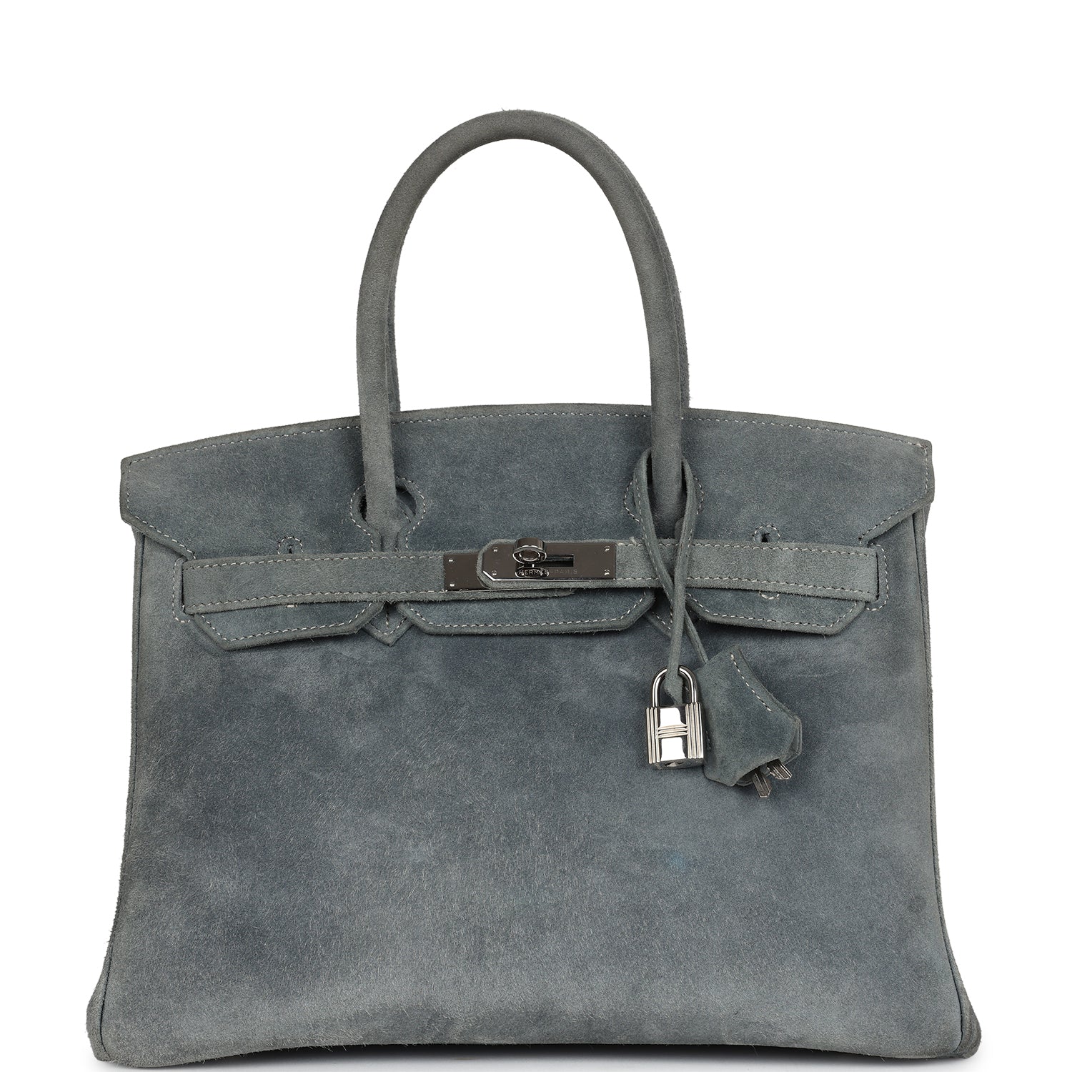 New Hermes Birkin 30 Gris Fume Doblis Palladium Hardware