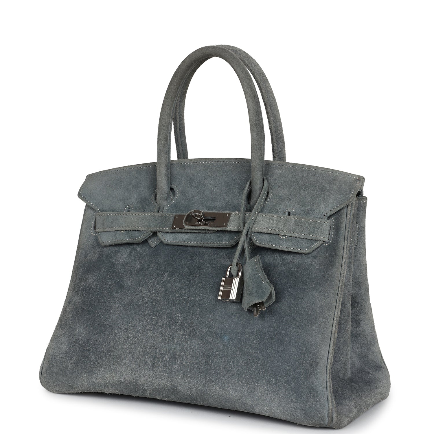 New Hermes Birkin 30 Gris Fume Doblis Palladium Hardware