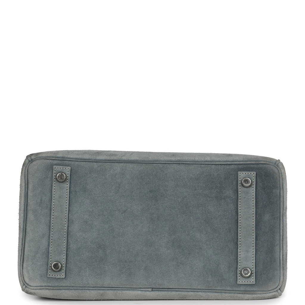 New Hermes Birkin 30 Gris Fume Doblis Palladium Hardware