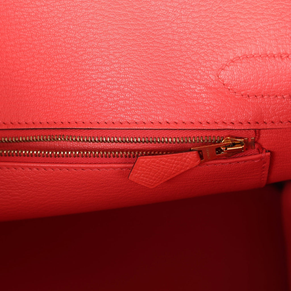 Hermes Birkin 30 Rose Jaipur Epsom Gold Hardware