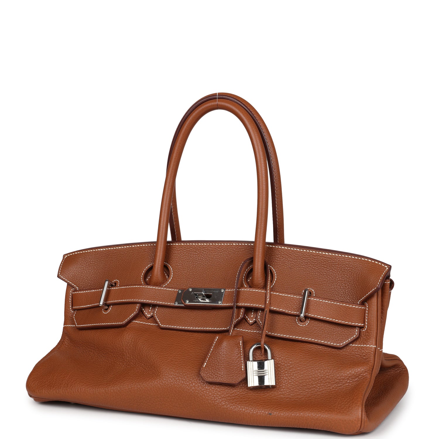 New Hermes Shoulder Birkin 42 JPG Gold Clemence Palladium Hardware