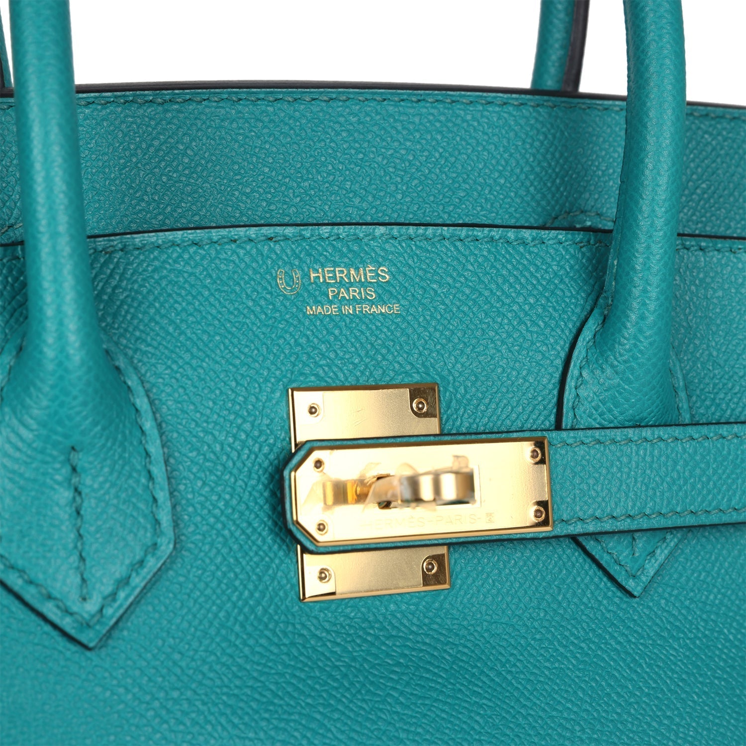 New Hermes Special Order (HSS) Birkin 30 Bleu Paon Epsom Gold Hardware
