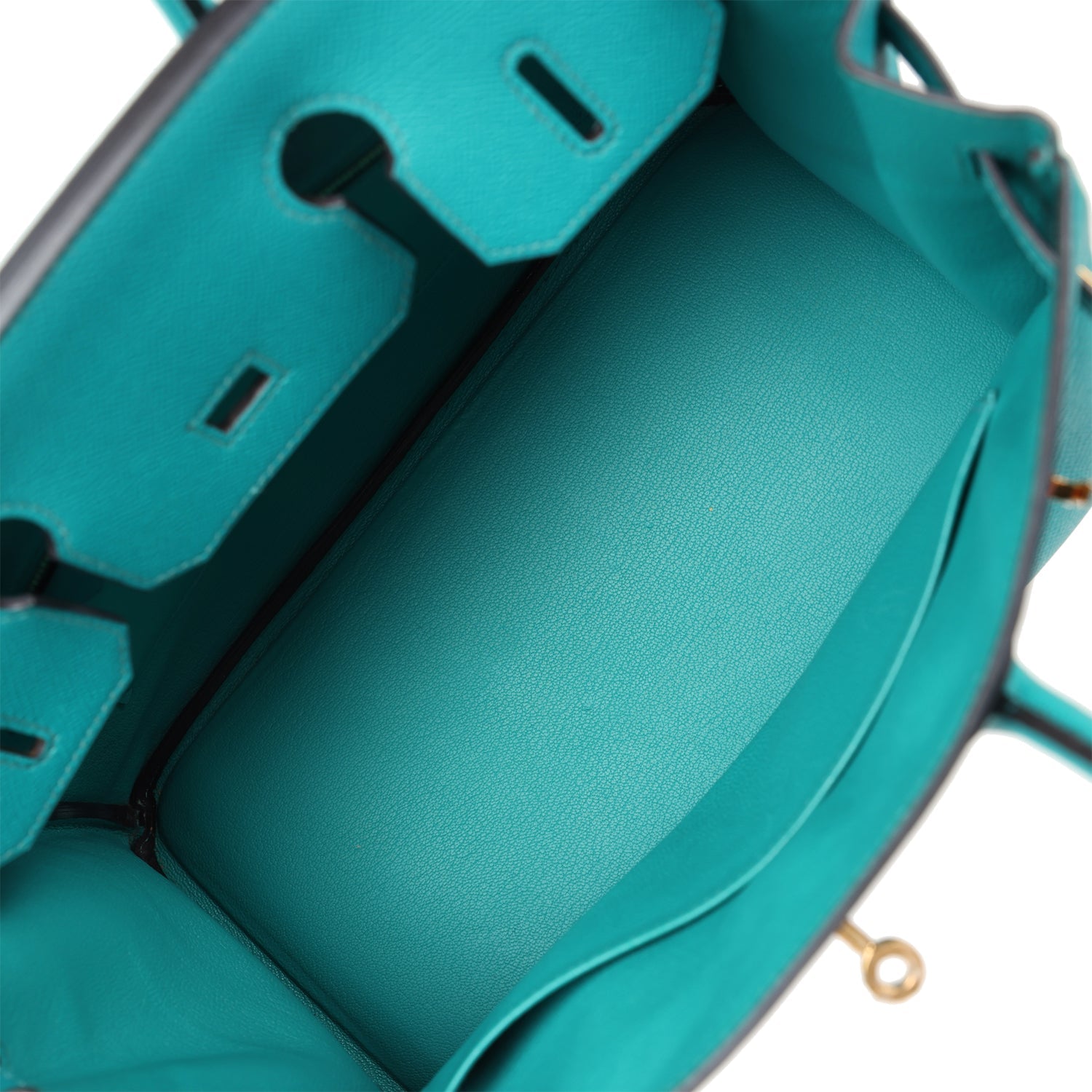 New Hermes Special Order (HSS) Birkin 30 Bleu Paon Epsom Gold Hardware
