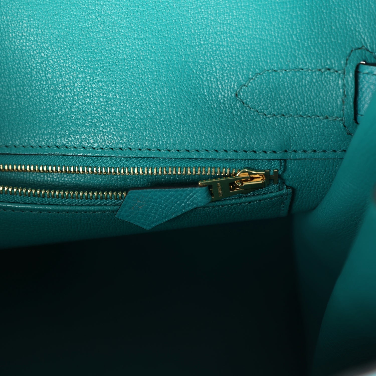 New Hermes Special Order (HSS) Birkin 30 Bleu Paon Epsom Gold Hardware