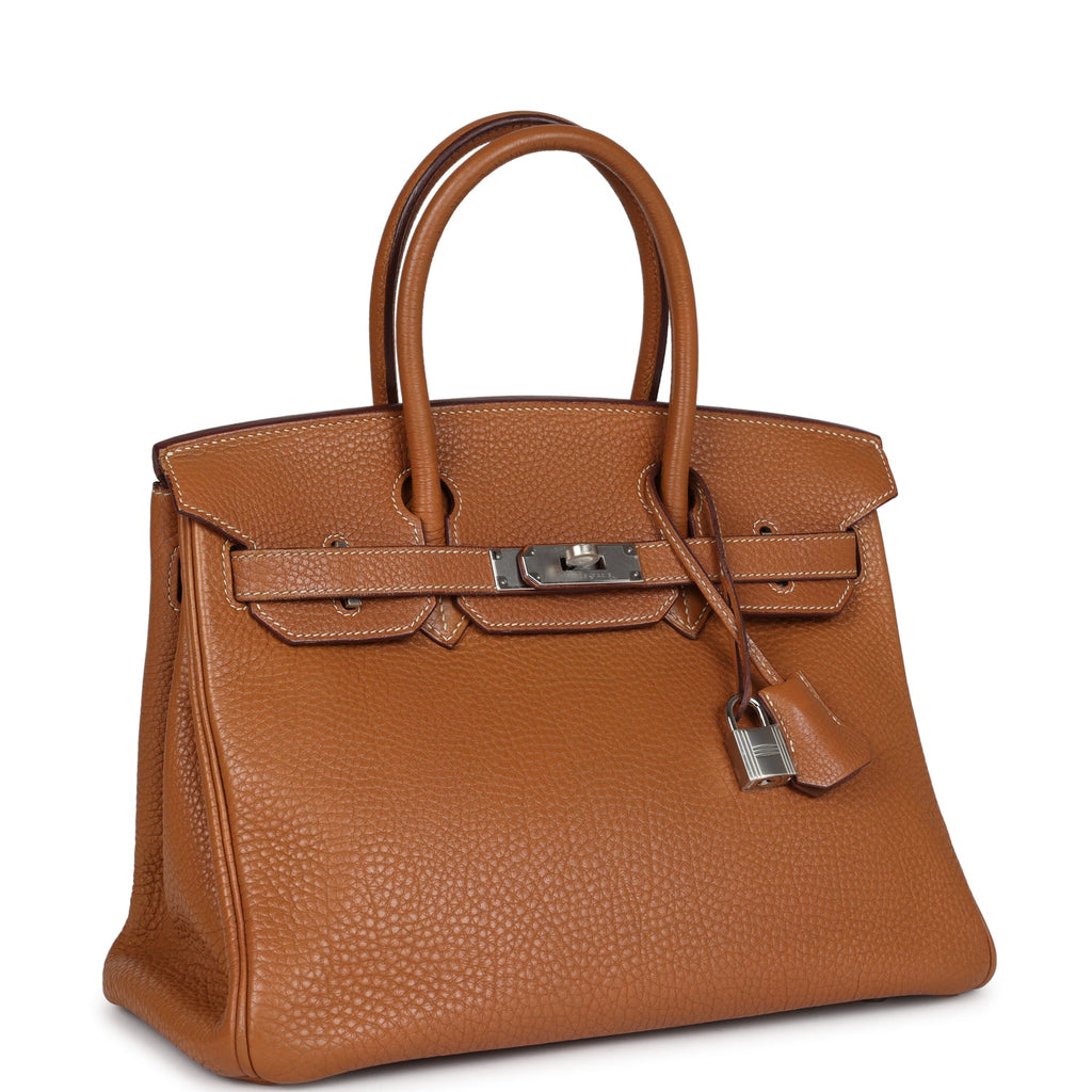 Hermes Birkin 30 Gold Togo Palladium Hardware