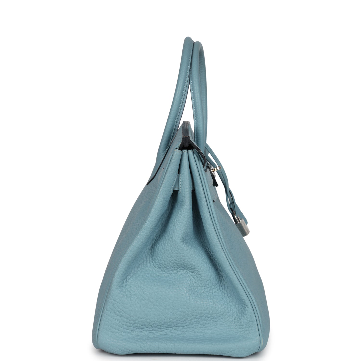 New Hermes Birkin 35 Ciel Togo Palladium Hardware