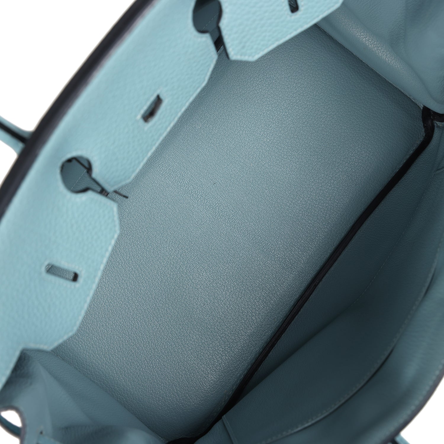 New Hermes Birkin 35 Ciel Togo Palladium Hardware