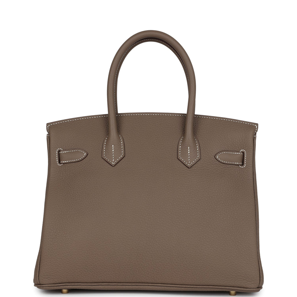 Hermes Birkin 30 Etoupe Togo Gold Hardware