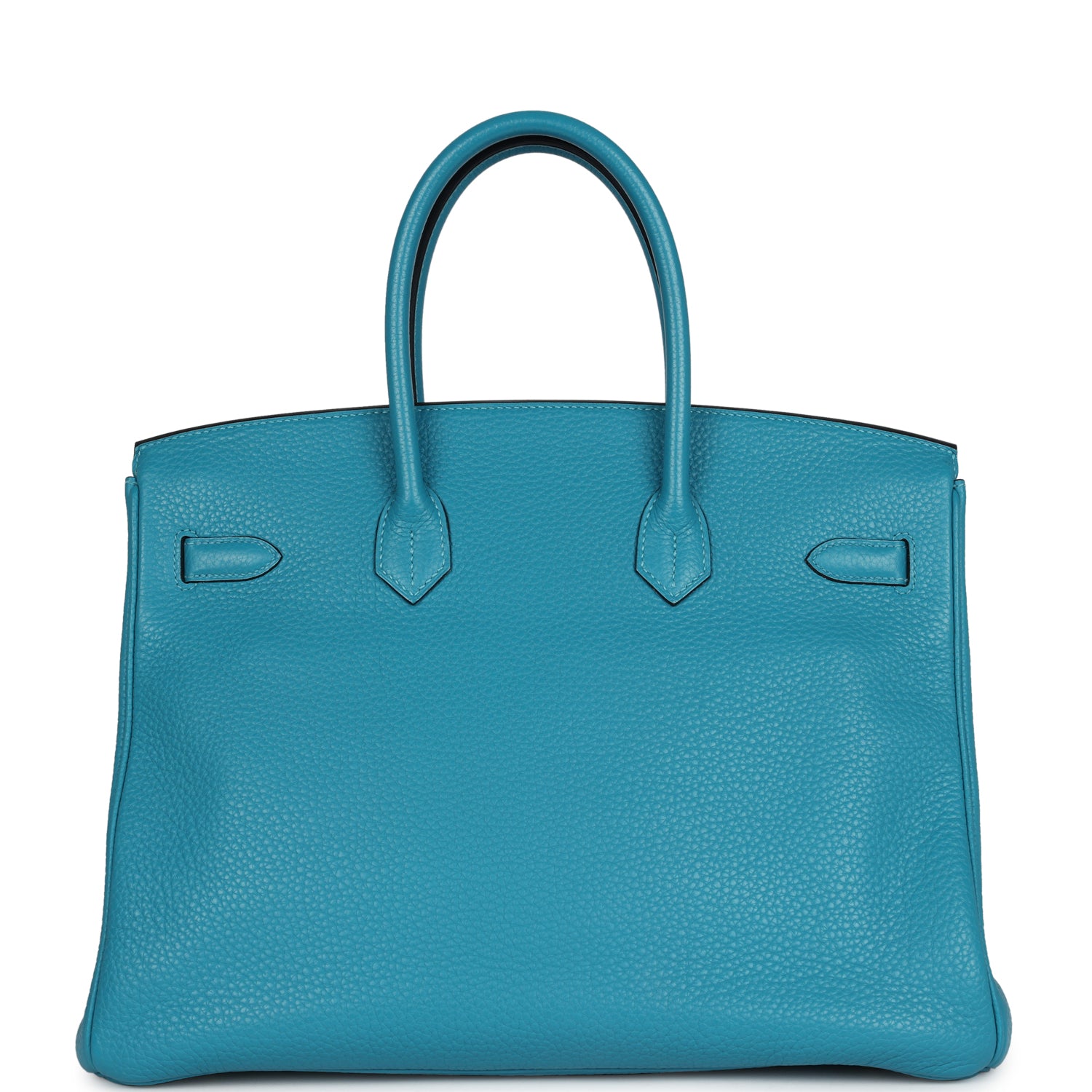 New Hermes Birkin 35 Bleu Izmir Clemence Gold Hardware